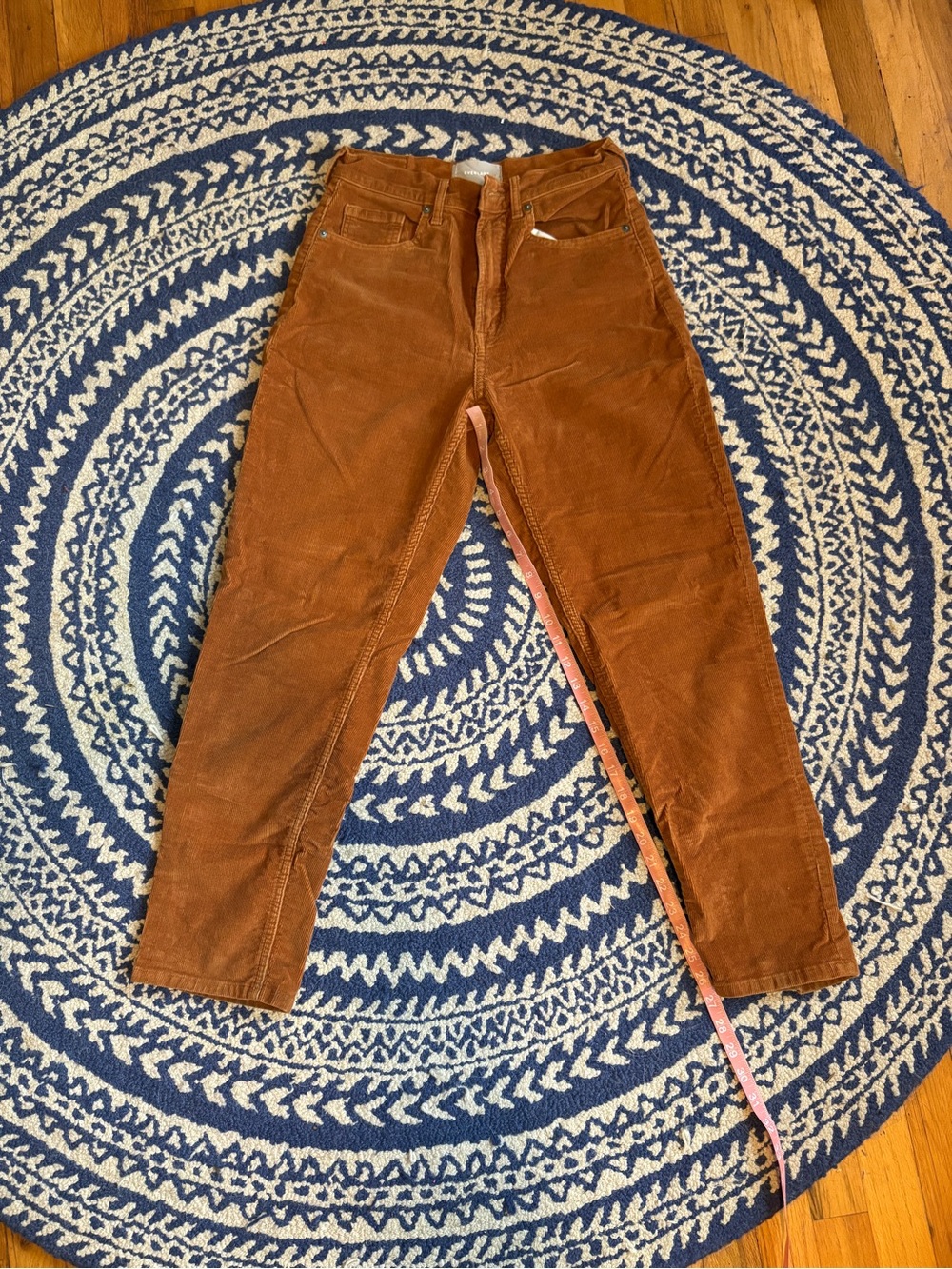 Everlane Women's Corduroy Pants in Rust Brown